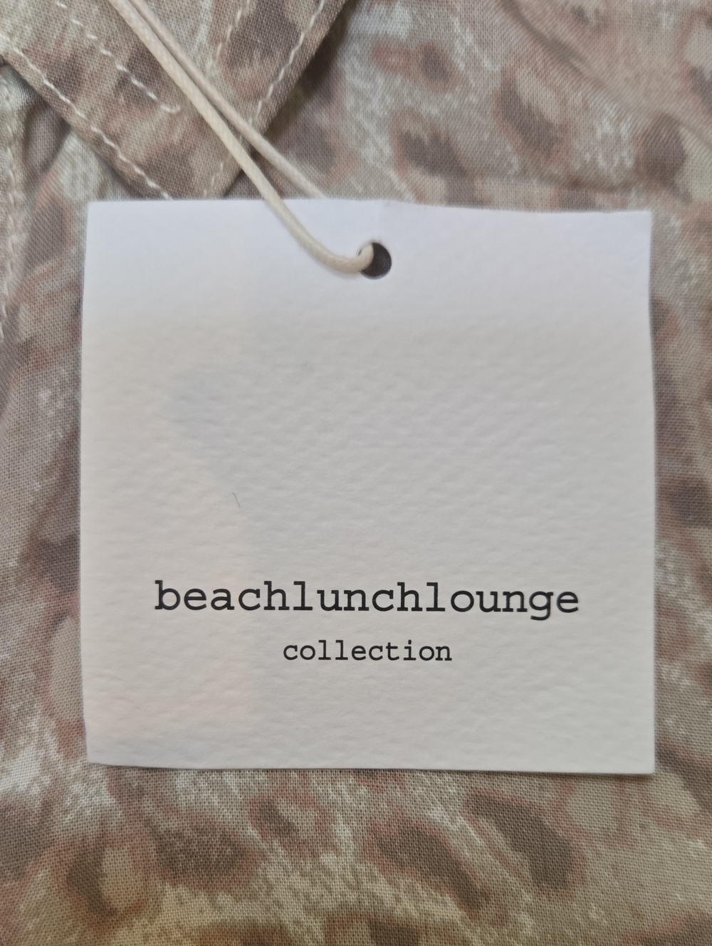New Beachlunchlounge Cheetah Print Button-Down/Cover-Up - Picture 2 of 7